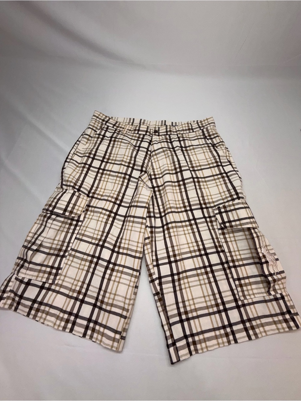 Polo Ralph Lauren Plaid Cargo Shorts Big Pony Men’s 40